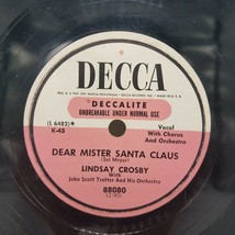 Lindsay Crosby -  That&#39;s What I Want For Christmas / Dear Mister Santa Claus V+ - £14.99 GBP
