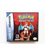 Pokemon Moemon Fire Red Game / Case - Gameboy Advance (GBA) USA Seller - £10.93 GBP+