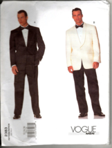 Vogue 2383 Mens 32 to 36 Tuxedo Jacket and Pants  Uncut  Sewing Pattern - £14.44 GBP
