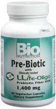 Bio Nutrition Pre-Biotic with Life Oligo Prebiotic Fiber XOS, 60 Count - £14.56 GBP