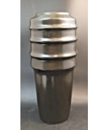 Rare Japanese Ikebana Vase, 12&quot; Matte Gunbarrel Black, Made in Japan, Mint - €73,44 EUR