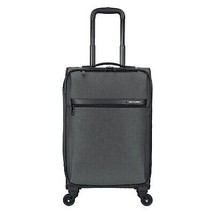 Skyline Softside Medium Checked Spinner Suitcase - Gray Heather - £57.39 GBP