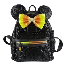 Loungefly Disney Parks Minnie Mouse Sequin Candy Corn Mini Backpack 2019 - $74.79