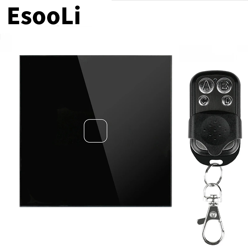 House Home EsooLi Gold smart Switch 1/2/3 Gang  1 Way EU/UK Standard Touch Switc - £25.94 GBP