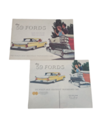 VINTAGE 1959 FORD FAIRLANE ADVERTISING BROCHURE THE 59 FORDS Wernersvill... - $24.24