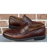 Men&#39;s Johnston&amp;Murphy XC4 Brown leather Penny Loafer Size 10.5M Made in ... - $75.22 CAD