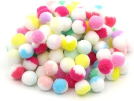10mm 30mm Soft Pompons Colorful Fluffy Plush Craft DIY Pom Pom Ball Fur ... - £17.76 GBP