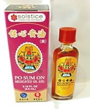 6 PCS Po Sum On Medicated Oil 5.6ml Headache Dizziness Muscle Pain - $29.60