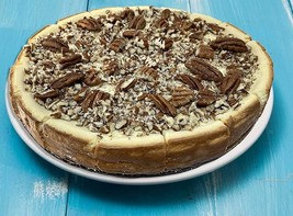 Andy Anand Gluten Free Caramel Walnut Cheesecake 9&quot; Made Fresh In Traditional - £51.31 GBP