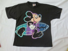 Disney Jog Togs Surfing Mickey Mouse T-Shirt  Size 7 - £23.45 GBP