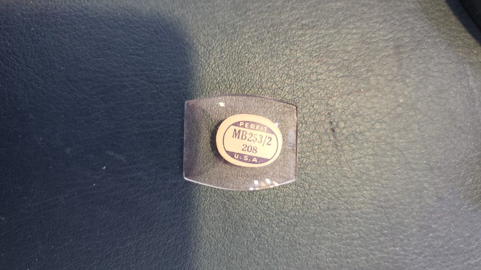 Neuf Vintage 50&#39;s 40&#39;s Perfit Montre Verre Cristal Tonneau #MB253 2 208 ... - $17.13