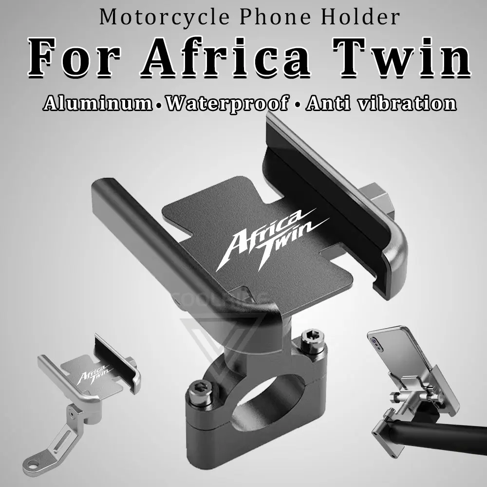 Motorcycle Phone Holder Aluminum Honda Africa Twin CRF1100 Accessories 1100 - £16.18 GBP+