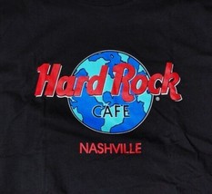 Vintage Hardrock Cafe Nashville Tennessee T Shirt Sz Large USA Made Black - $28.99