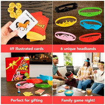 Hedbanz Picture Guessing Board Game New Edition, for Families and Kids - $22.07
