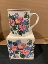 Vintage Mug Potpourri Press 1991 Floral Design New In Box - £14.84 GBP