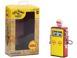 1954 Tokheim 350 Twin Gas Pump &quot;Shell Oil&quot; Yellow and Red &quot;Vintage Gas P... - $24.44