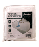 Twin Size Fitted Mattress Cover Soft Comfort 39&quot; x 75&quot; x 14 Water Dust R... - £13.29 GBP