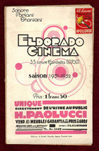 Eldorado Cinema Program Trader Horn 1931 Harry Carey Edwina Booth Van Dy... - $40.57
