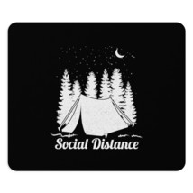 Personalized Mousepad with Black &amp; White Tent Print: Social Distance - £13.99 GBP