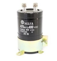 HITACHI HCGFA 470MFD 400VDC CAPACITOR SURPGE POSITIVE 450VDC 89 05 - $65.00