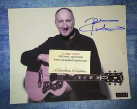 Pete Townshend Hand Signed Autograph 8x10 Photo COA The Who - £93.43 GBP