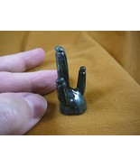 (Y-CAC-9) CACTUS Saguaro figurine Plant carving SOAPSTONE PERU CACTI Cac... - $11.72 CAD