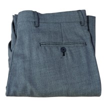 Tommy Hilfiger Pants Mens 32x33 Gray Pure Wool Business Suit Bottom - $23.76
