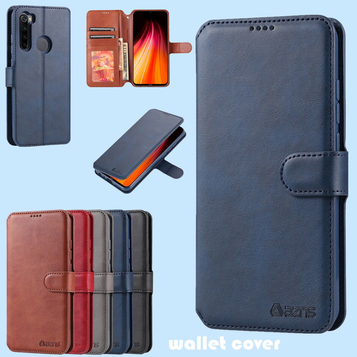For Xiaomi Redmi 7 6A Pro Y3 K20 9T Pro Wallet Leather Case Flip Card Slot Cover - $52.85