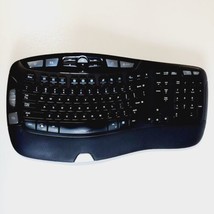 Logitech Cordless Desktop Wave Ergonomic Keyboard LX8 LASER Mouse for Parts - £8.69 GBP