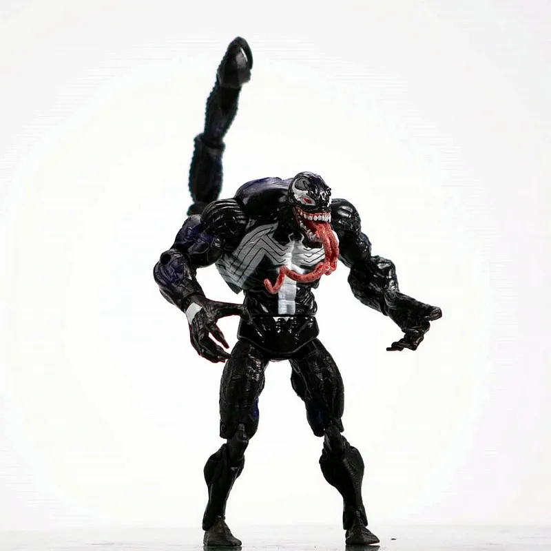 Marvel Comic 6&quot; Classic Movie Venom Scorpion Tail 7&quot; Action Figure - $30.86