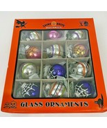 Shiny Brite Halloween Glass Ornaments Christopher Radko Spider Web Strip... - $36.92 CAD