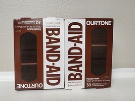 Band-Aid OUR TONE BR65 Bandages Flexible Fabric Assorted 30ct x 2 = 60 - $12.86