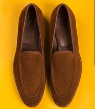 New Handmade Men&#39;s Oxford Tassels Shoe, Men&#39;s Brown Suede Loafer Slips Formal Sh - £115.72 GBP