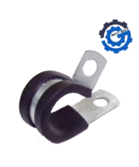 Lot of 25 1/2&quot; x 1/2&quot; Rubber Coated Steel P-Clamp Loop, Wire Loom, Hose ... - $38.30 CAD