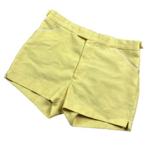 Vintage Shorts Mens Sz Fits 34”W Yellow Tennis Bottoms Hand Pockets USA ... - £18.67 GBP