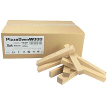 Versatile 8 Inch White Oak Kindling &amp; Log Mix for Precision Grilling Con... - $98.95