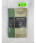John Deere 60 Tractor OMR2034 Original Operator&#39;s Manual Book - $47.49