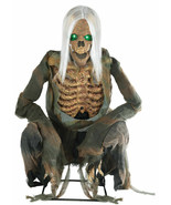 Halloween LifeSize Animated CROUCHING BONES Zombie Haunted House Decorat... - £204.27 GBP