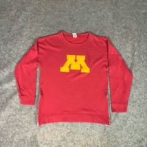 Minnesota Gophers Womens Sweatshirt Small Maroon Gold Pink Victorias Secret NCAA - $12.98