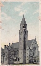 St. Mary&#39;s R. C. Church Yonkers New York NY Postcard B20 - £2.38 GBP