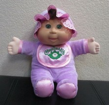 CPK Cabbage Patch Kids Baby Purple With Bib and Bonnet 2017 - $20.19