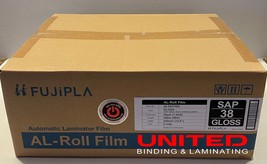 FujiPla ALM Laminating Film Rolls 1.5 mil Gloss 12.6&quot; X 984&#39; SAP38GLOSS - 2rolls - £156.73 GBP