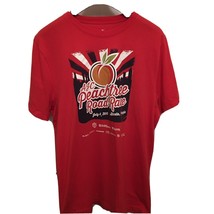 2015 AJC Peachtree Road Race Participant T Shirt  -Mizuno  Large Red - £11.20 GBP