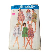 Vintage Simplicity 8276 Misses Beach Cover up Sewing Pattern Size 16-18 Retro St - £6.69 GBP