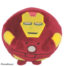Ty Marvel Iron Man Superhero Beanie Ballz Red Gold Plush Stuffed Animal 2013 4&quot; - £12.47 GBP
