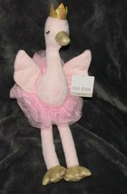 Girls 9&quot; 16&quot; Stuffed Plush Okie Dokie Pink Flamingo Ballet Ballerina Tutu Toy - £39.41 GBP