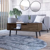 Hamburg Coffee Table with Open Shelf &amp; Drawer - Modern Storage - €136,97 EUR
