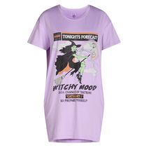 Women&#39;s Halloween Witchy Mood Purple Sleepshirt w/ Socks - £21.03 GBP