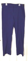 Style &amp; Co. Women&#39;s Bright Blue Dress Pants W Trim on Hips Sz 8 - £11.02 GBP