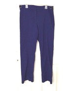 Style &amp; Co. Women&#39;s Bright Blue Dress Pants W Trim on Hips Sz 8 - £11.01 GBP